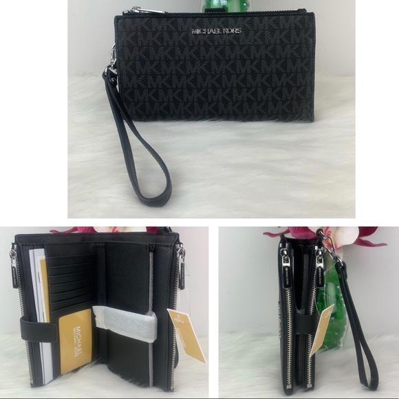 Michael Kors Double Zip Wristlet - Picture 2 of 4